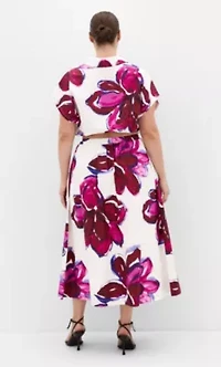 Holiday Bloom Print Shirt