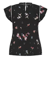 Petal Bouquet Print Top