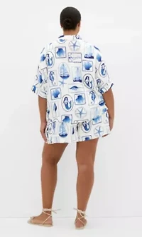 Liana Amalfi Print Shirt