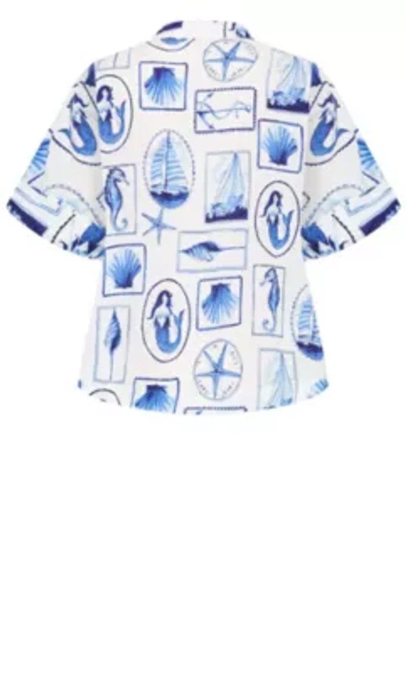 Liana Amalfi Print Shirt