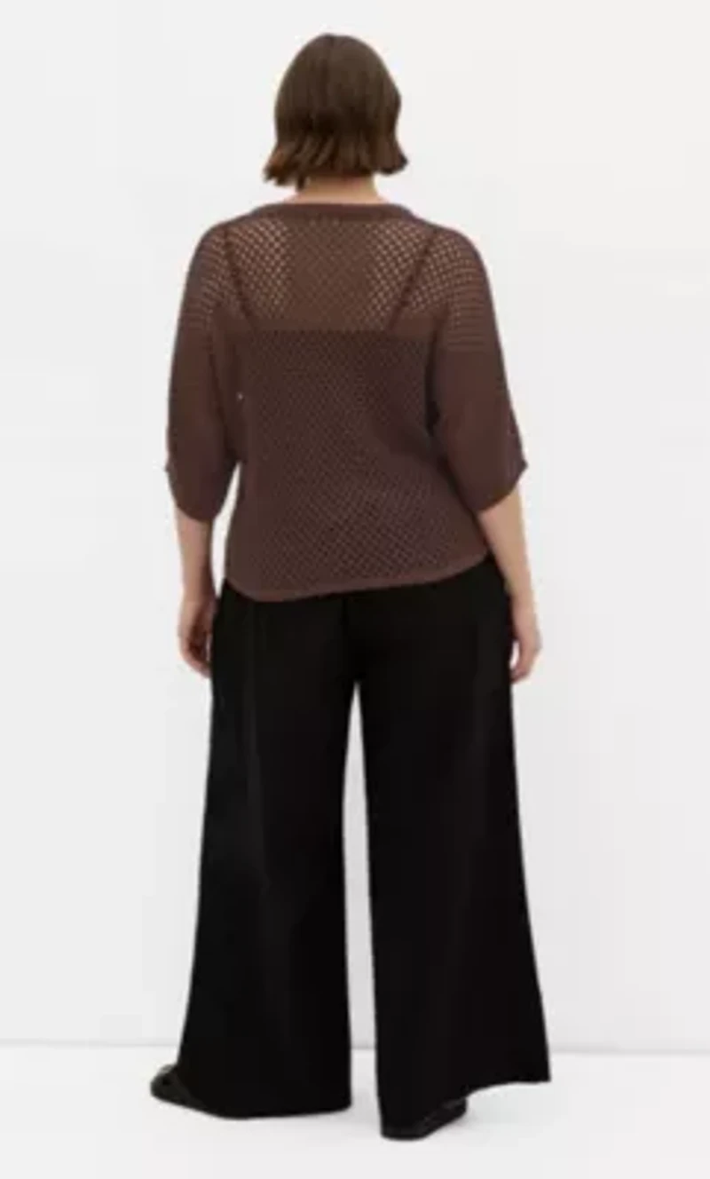 Crochet Knit Top