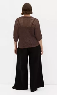 Crochet Knit Top