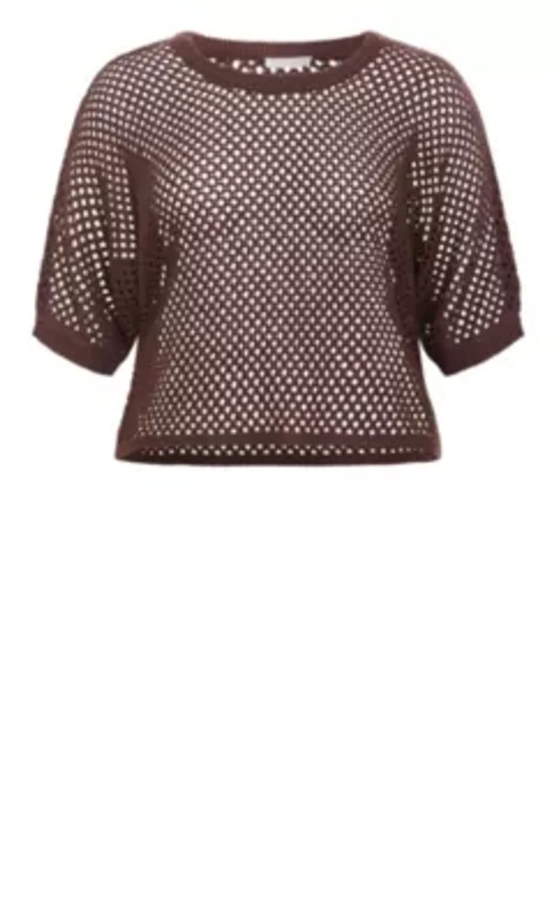 Crochet Knit Top