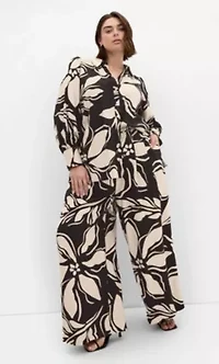 Bella Mono Print Long Sleeve Shirt