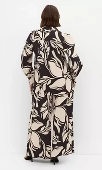 Bella Mono Print Long Sleeve Shirt