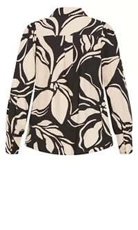 Bella Mono Print Long Sleeve Shirt