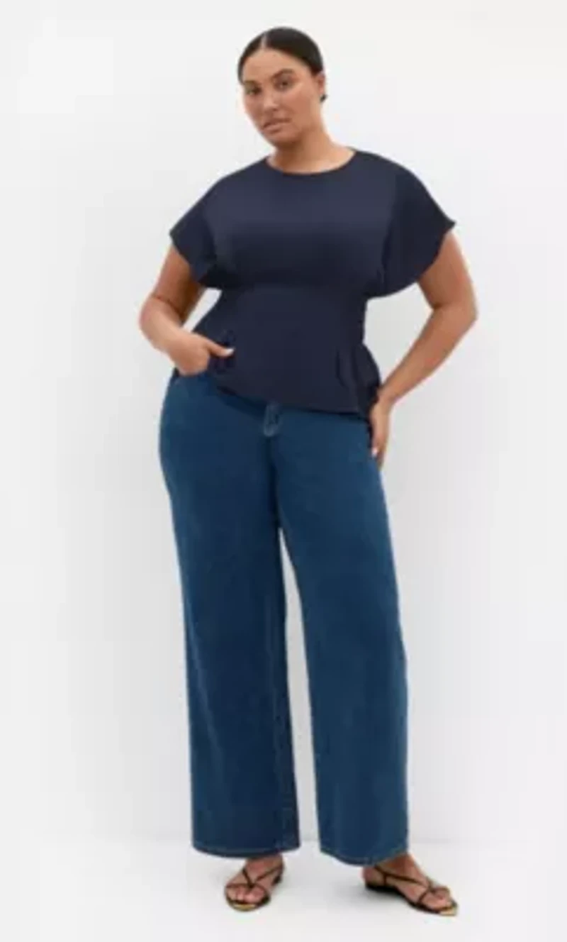 Zara Flutter Top