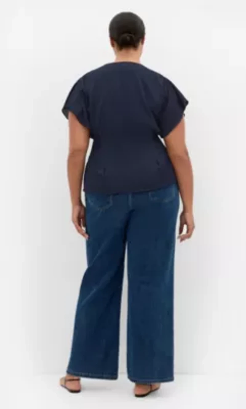 Zara Flutter Top