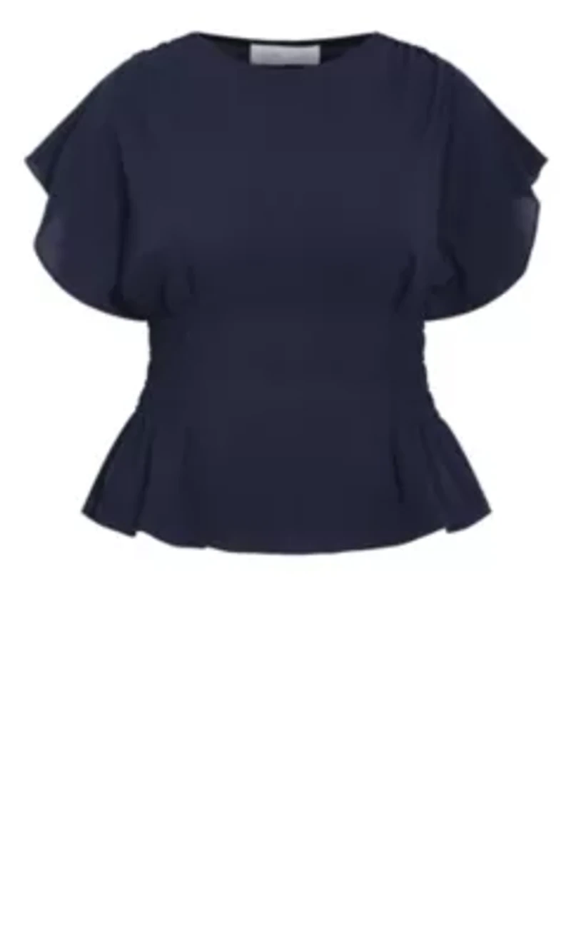 Zara Flutter Top