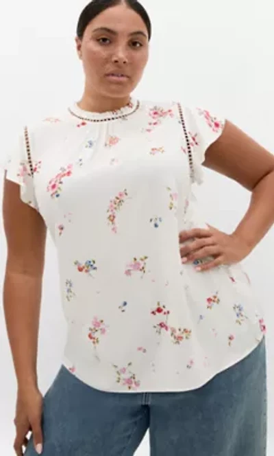 Fleur Petal Print Top