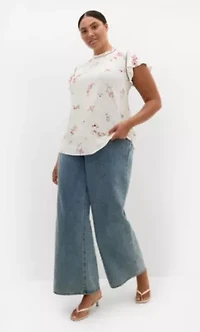 Fleur Petal Print Top