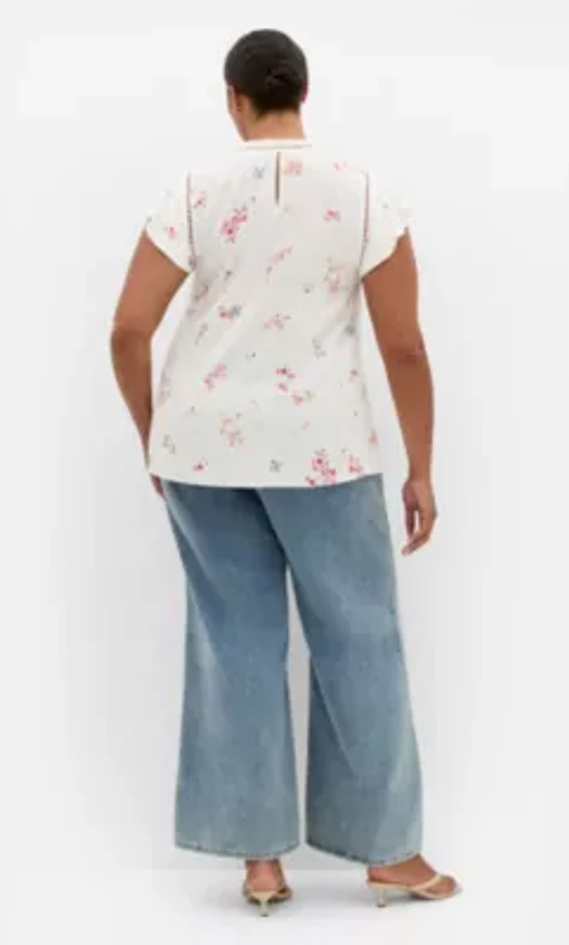 Fleur Petal Print Top
