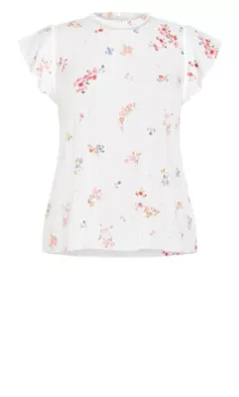 Fleur Petal Print Top