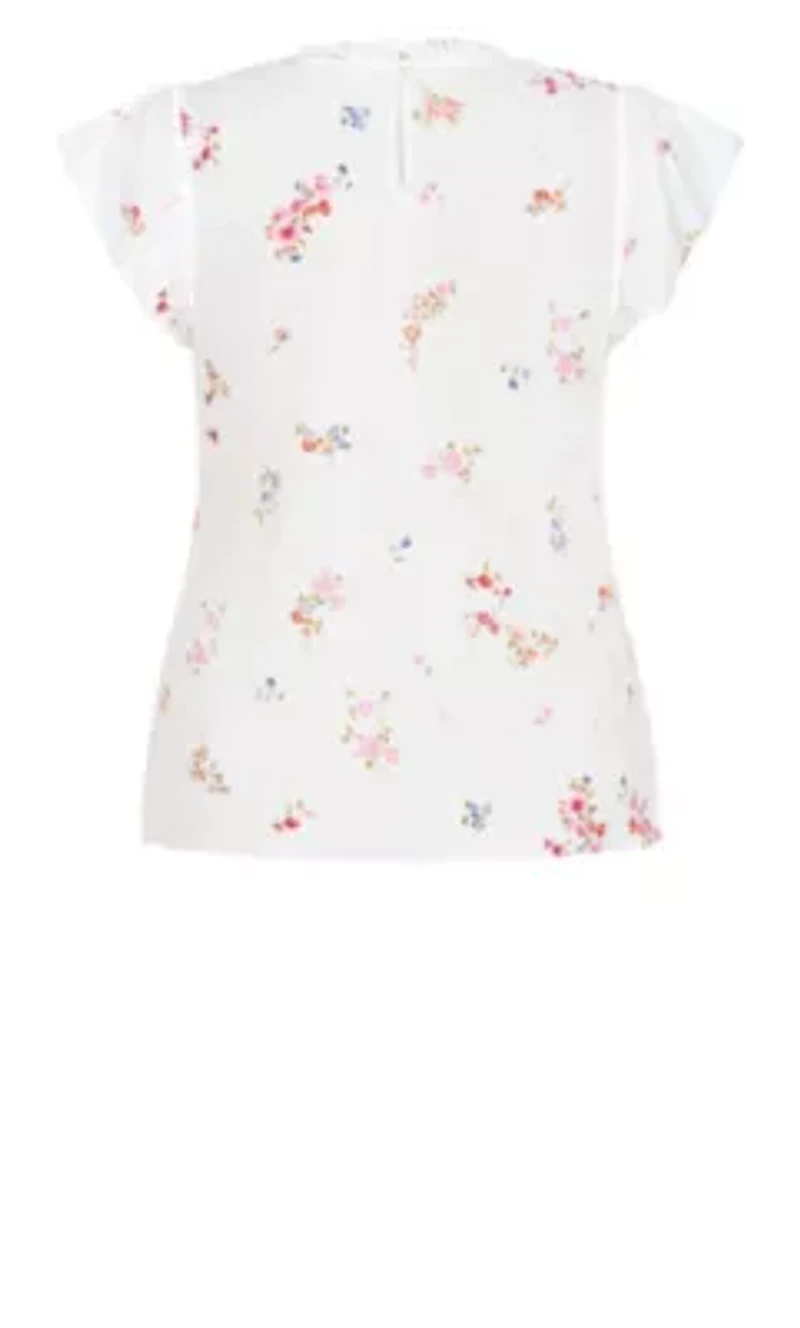 Fleur Petal Print Top