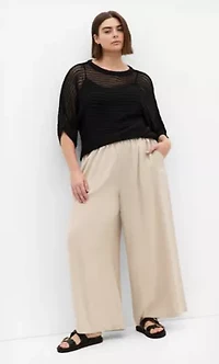 Crochet Knit Resort Top