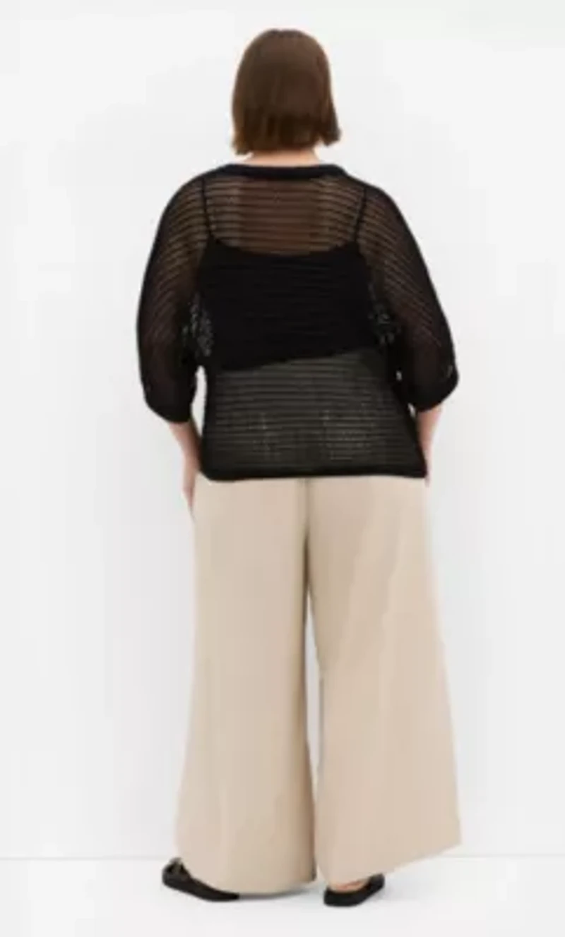 Crochet Knit Resort Top