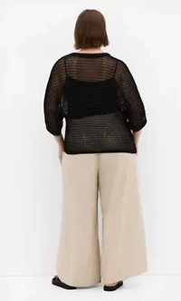 Crochet Knit Resort Top