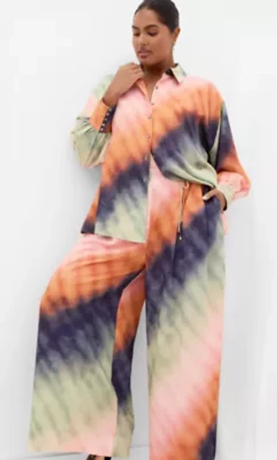 Sunset Ombre Print Shirt