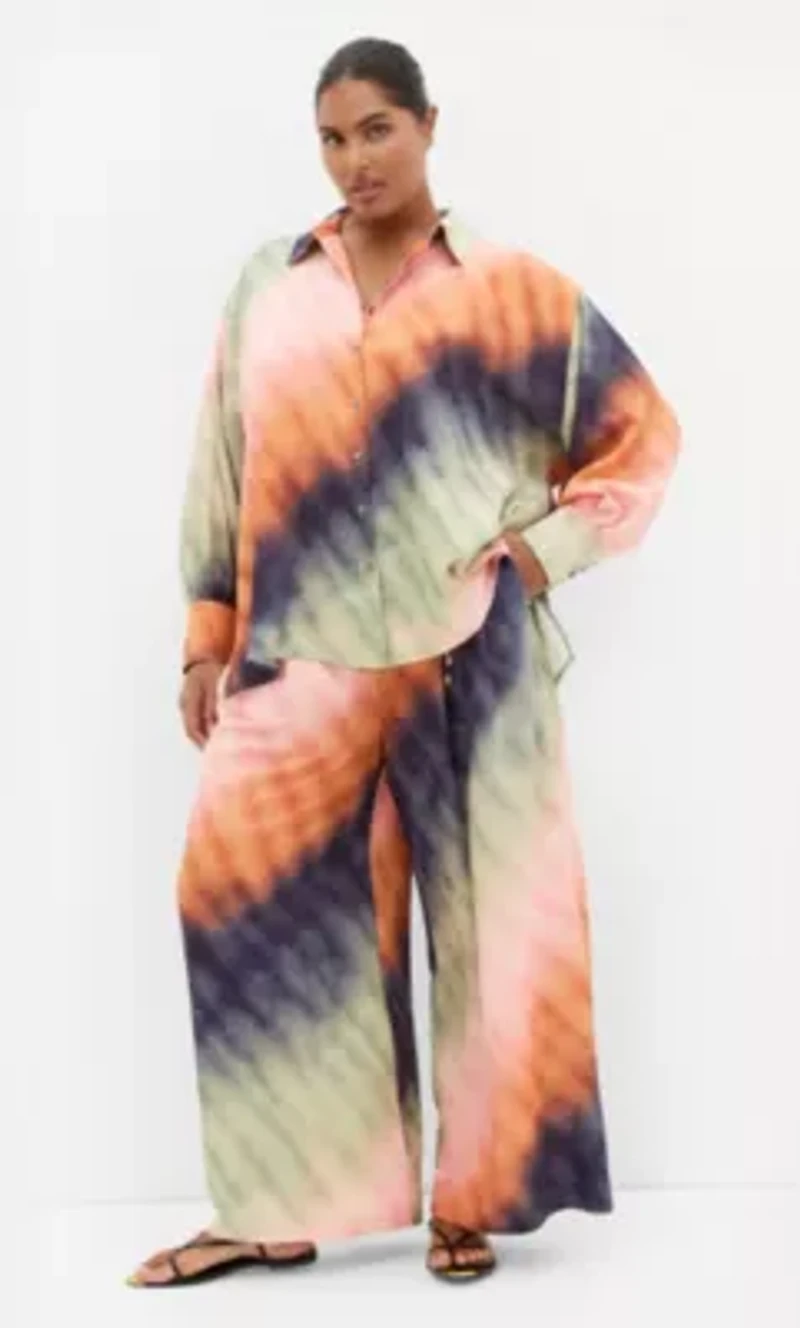 Sunset Ombre Print Shirt
