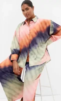 Sunset Ombre Print Shirt