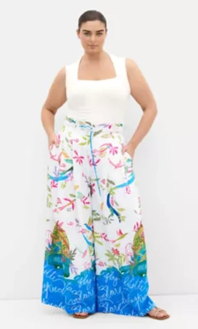 Free Spirit Print Wide Leg Pant