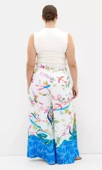 Free Spirit Print Wide Leg Pant