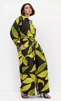 Shania Zest Print Wide Leg Pant