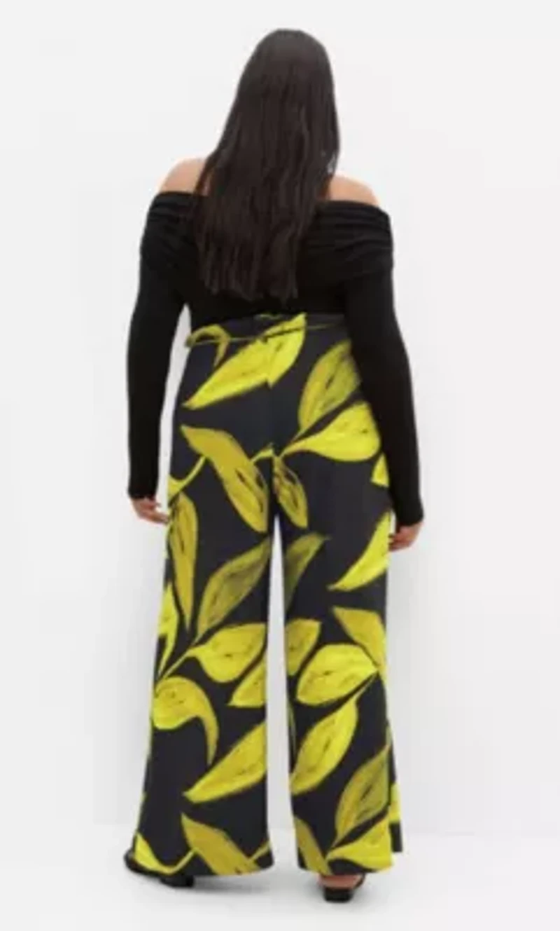 Shania Zest Print Wide Leg Pant