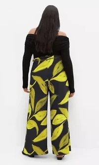 Shania Zest Print Wide Leg Pant