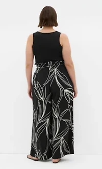 Shania Bloom Print Wide Leg Pant