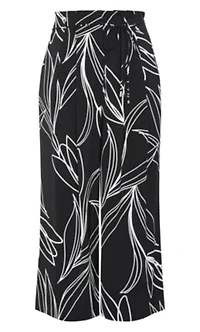 Shania Bloom Print Wide Leg Pant