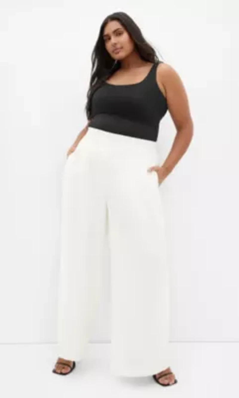 Abbie Fully Lined Wide Leg Pant
