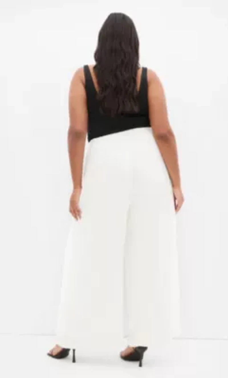 Abbie Fully Lined Wide Leg Pant