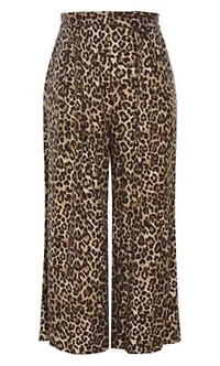 Resort Leopard Print Pant