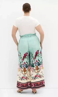 Athena Dreamscape Print Wide Leg Pant