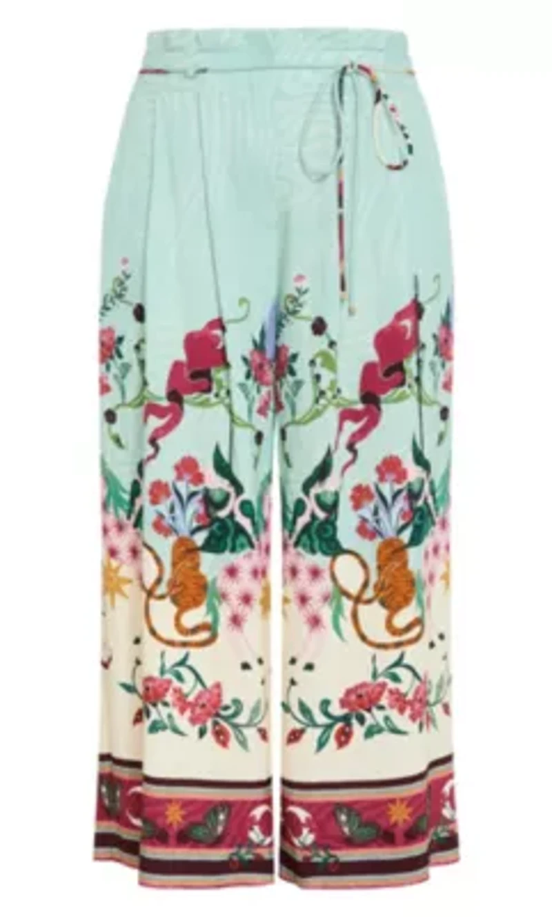 Athena Dreamscape Print Wide Leg Pant