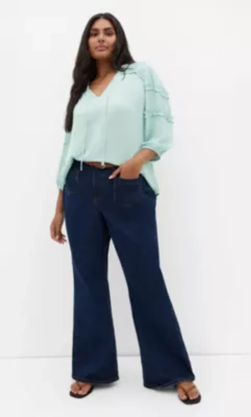 Drama Queen Elbow Sleeve Shirt