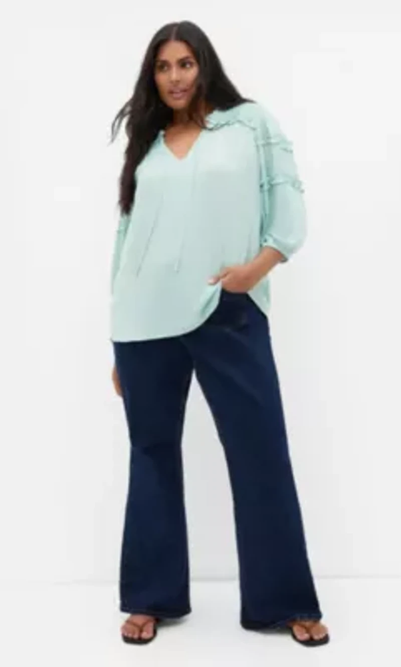 Drama Queen Elbow Sleeve Shirt