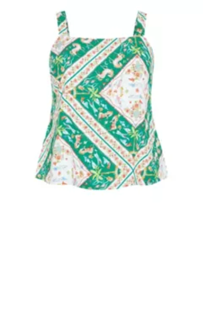 Jayla Prairie Print Top