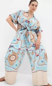 Postcard Voyage Print Shirt