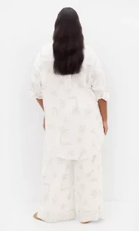 Alessia Border Print Shirt