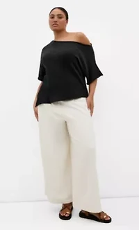 One Shoulder Knit Top