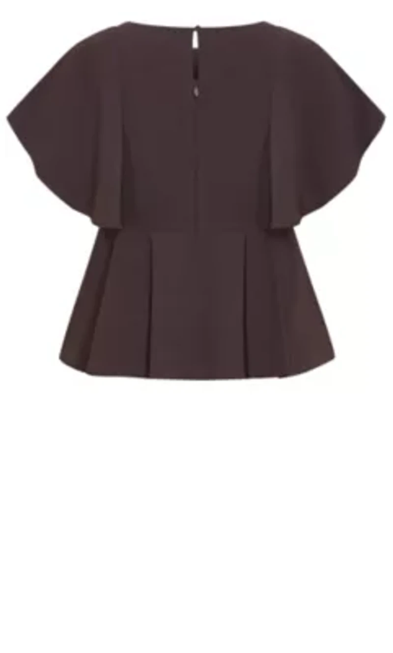 Cinched Peplum Top