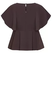 Cinched Peplum Top