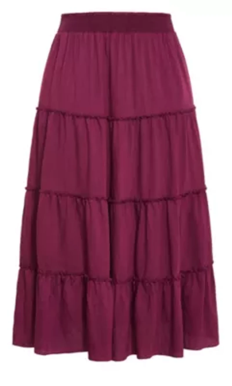 Boho Tiered Maxi Skirt