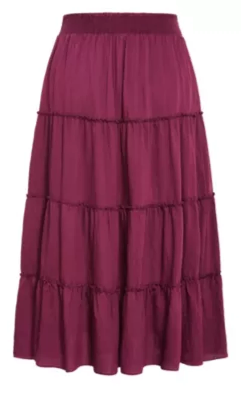 Boho Tiered Maxi Skirt