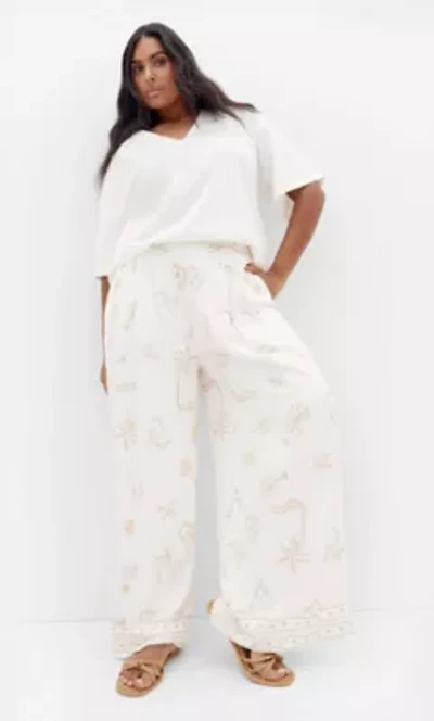 Alessia Border Print Pant
