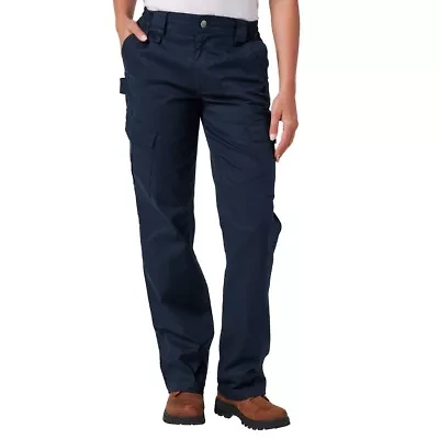 Women's Lucky Brand Workwear Twill Cargo Work Pant with Side Elastic Waist