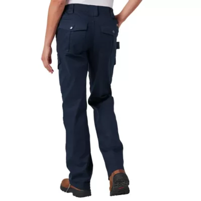 Women's Lucky Brand Workwear Twill Cargo Work Pant with Side Elastic Waist
