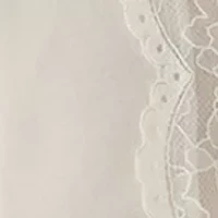 Women's Long Sleeve Lace Mixed Media Blouse